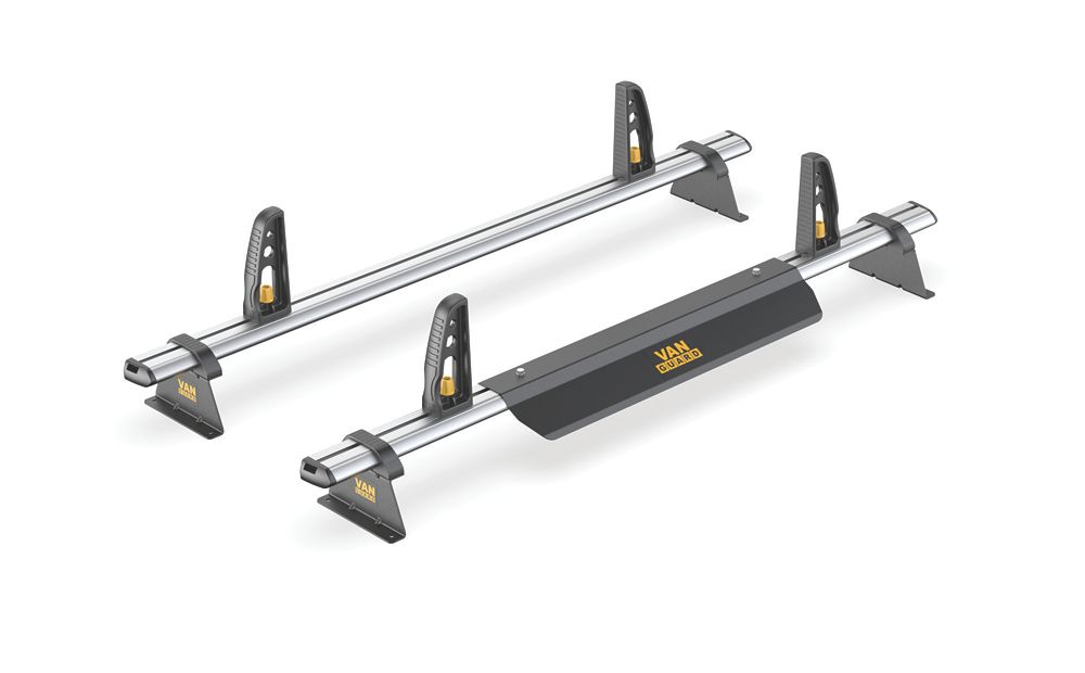 Image of Van Guard VG337-3-L2H1 Nissan Primastar 2022 on ULTI Roof Bars 1570mm 