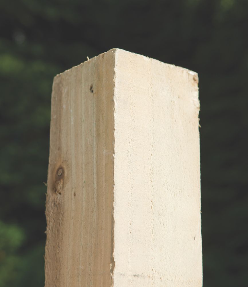 Image of Forest Natural Timber Fence Posts 75mm x 75mm x 2.4m 6 Pack 