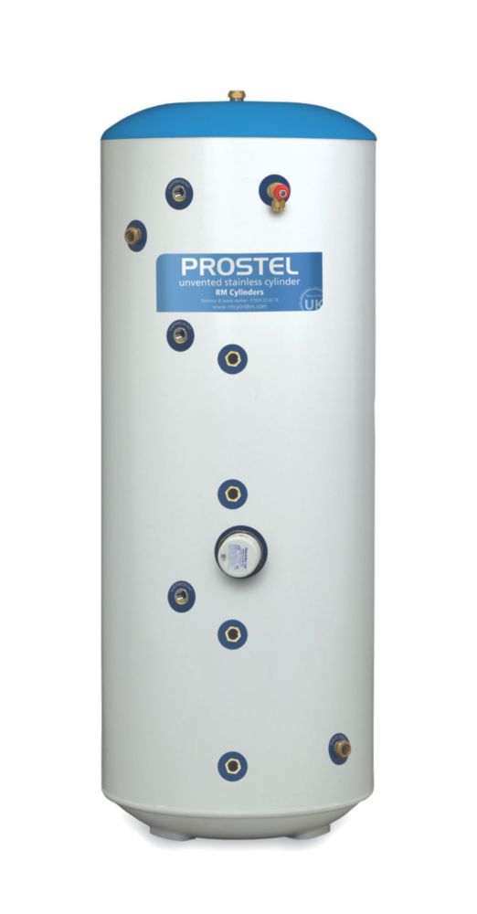 Image of RM Cylinders Prostel Indirect Twin Coil Unvented Hot Water Cylinder 300Ltr 