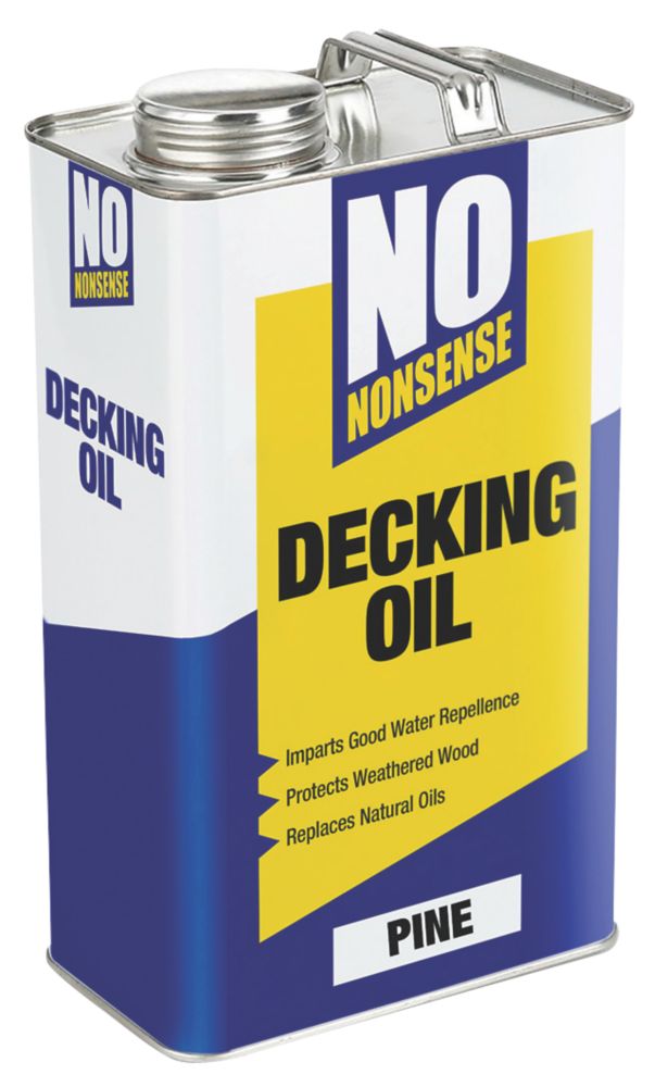 Image of No Nonsense Timber Decking Oil Pine 5Ltr 