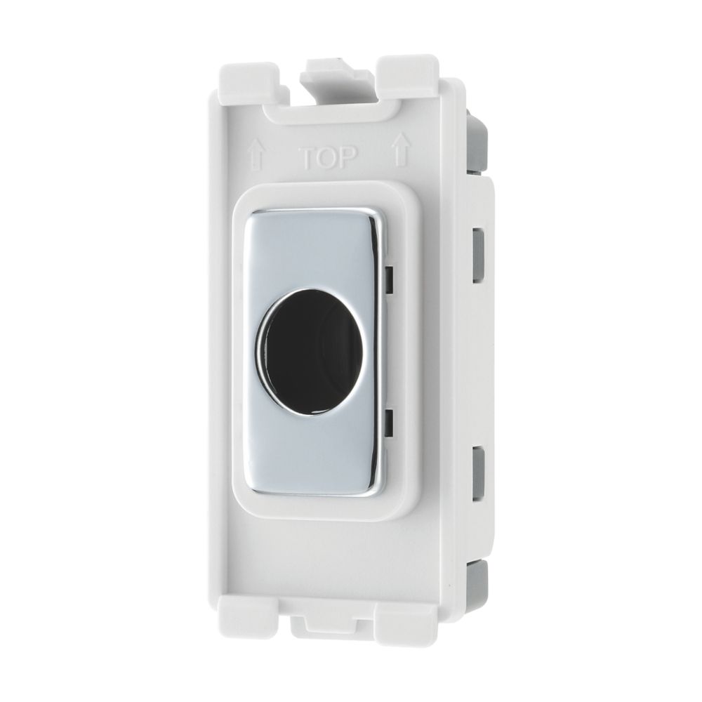 Image of British General Grid Brush Flex Outlet Polished Chrome 
