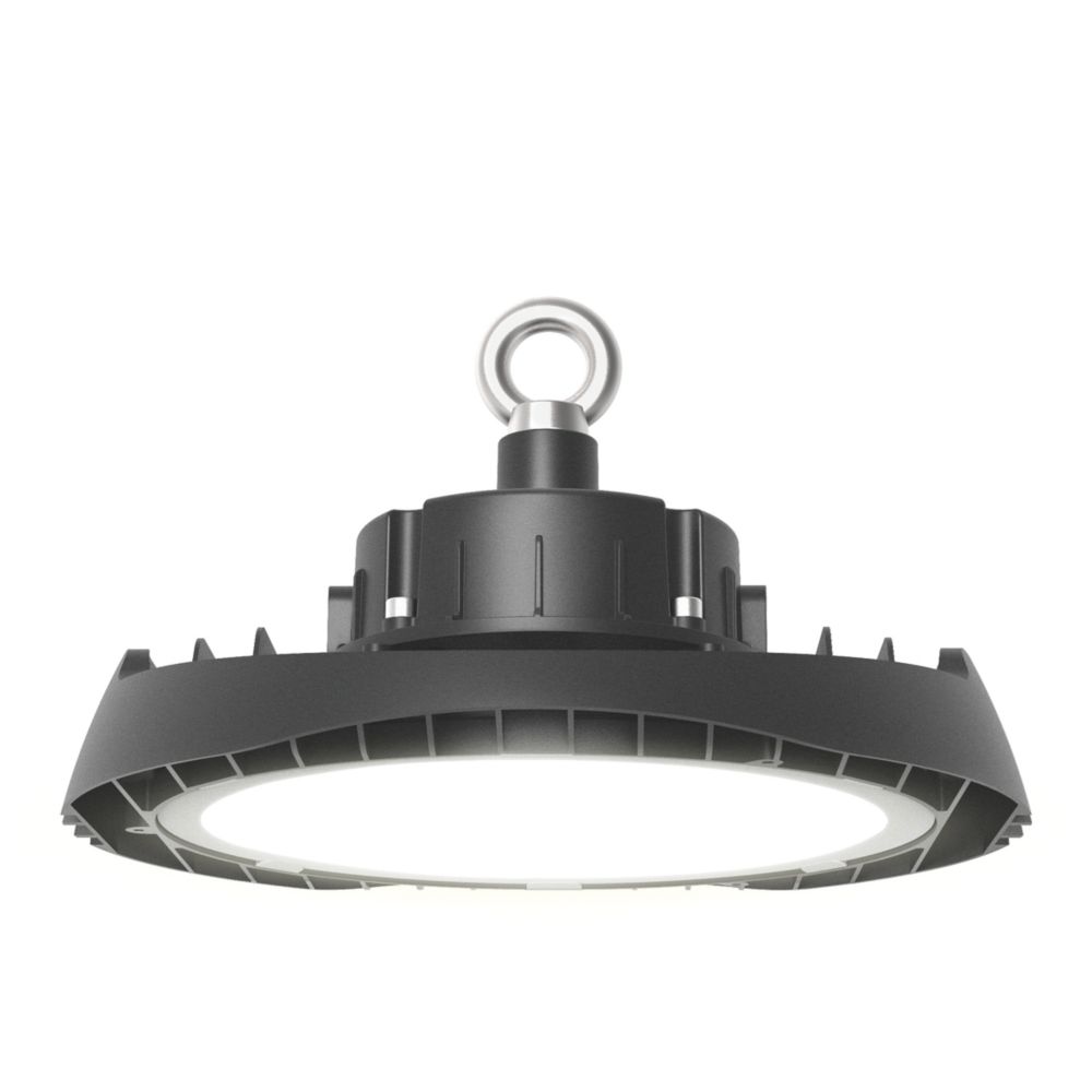 Image of 4lite Maintained Emergency LED Highbay With Microwave Sensor Black 150W 19,500lm 