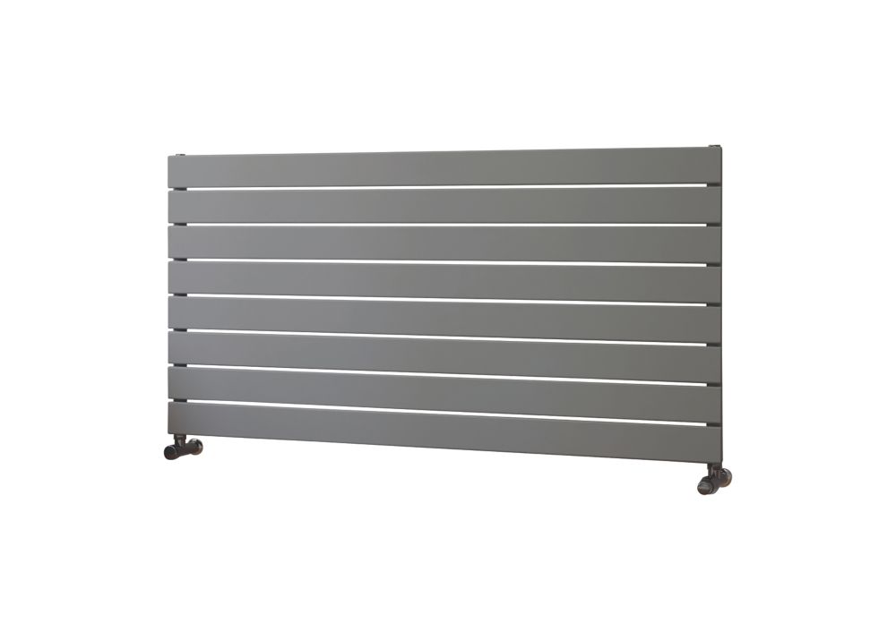Image of Ximax Oceanus Designer Radiator 595mm x 1200mm Silver 2597BTU 