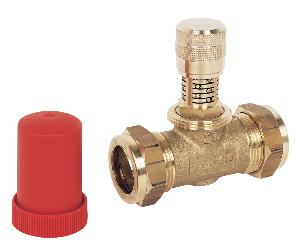 Image of Honeywell Home Straight Auto Bypass Valve 22mm 
