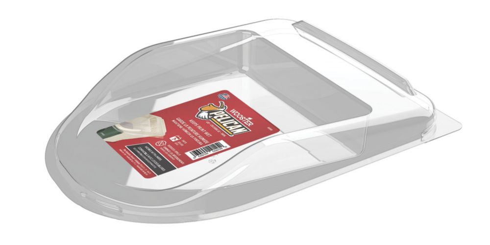 Image of Wooster Pelican Paint Scuttle Lid 207mm Transparent 