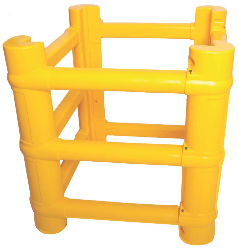 Image of Addgards UNCP Universal Column Protector Yellow 700mm x 700mm 