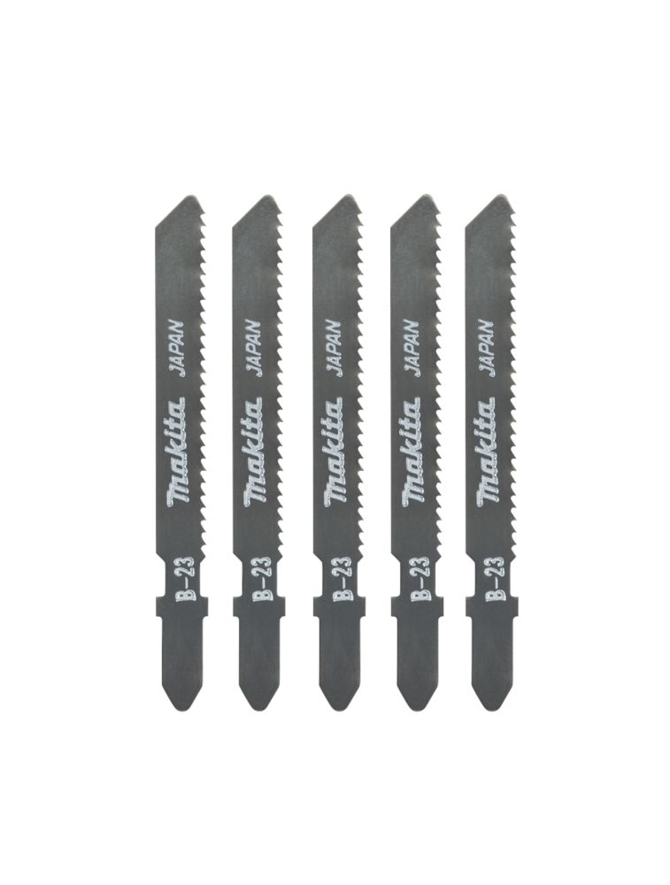 Image of Makita A-85743 Multi-Material B23 Jigsaw Blades 50mm 5 Pack 