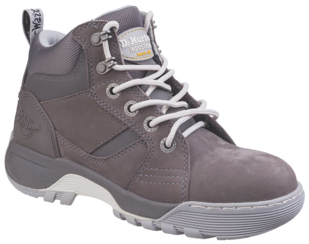 Image of Dr Martens Opal Ladies Safety Boots Grey Size 8 