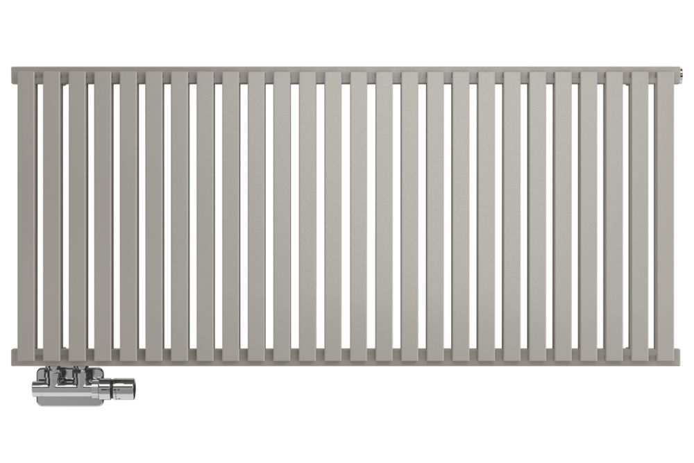 Image of Terma Nemo Designer Radiator 530mm x 1185mm Grey / Silver 3922BTU 