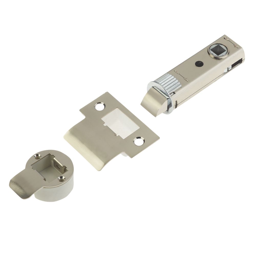 Image of Union Satin Nickel-Plated Tubular Mortice Latch 73mm Case - 57mm Backset 