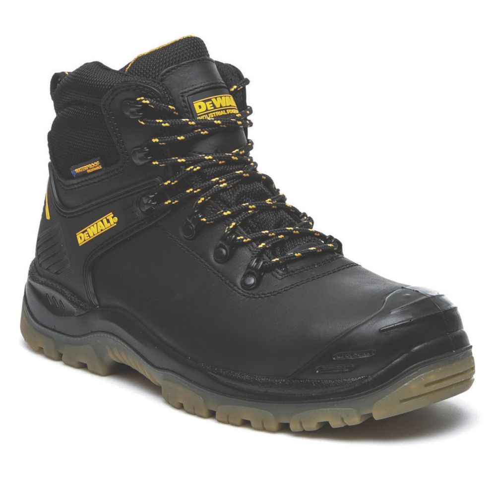 Image of DeWalt Newark Safety Boots Black Size 9 