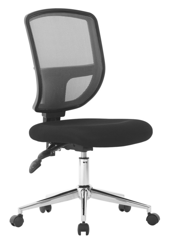 Image of Nautilus Designs Nexus Medium Back Task/Operator Chair Black 