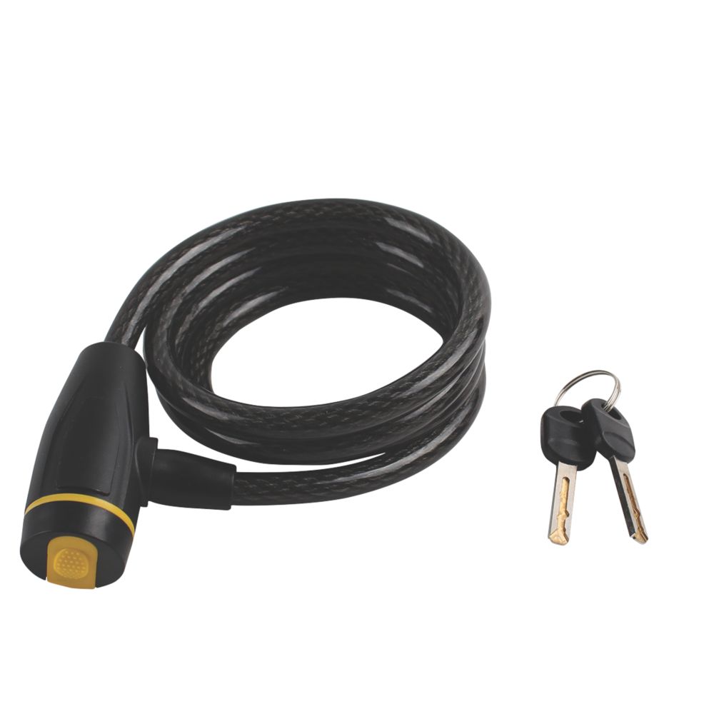 Image of Smith & Locke Braided Steel Keyed Cable Lock 1200mm x 10mm 