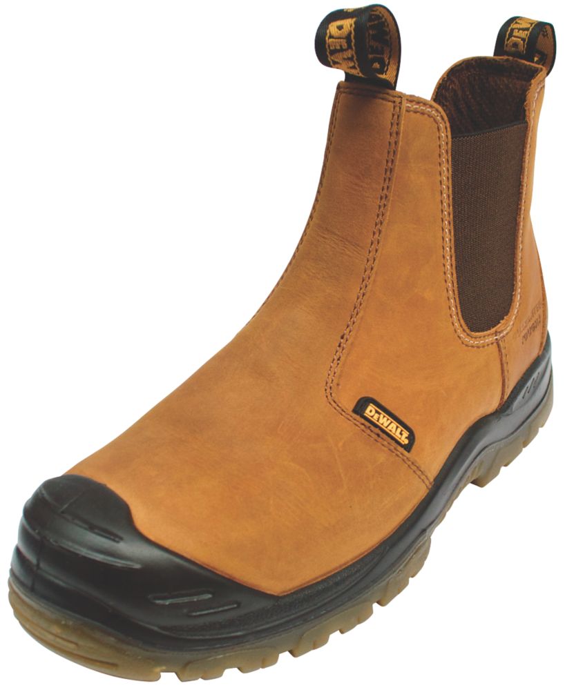 Image of DeWalt Irvine Safety Dealer Boots Tan Size 8 