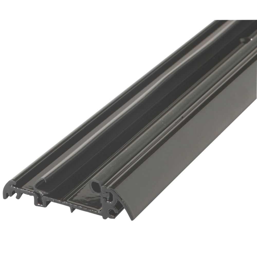 Image of Stormguard Slimline Rain & Draught Excluder Black 914mm 