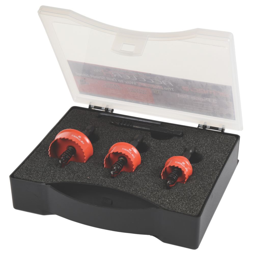 Image of Armeg Acceler8 3-Saw Sheet Steel Holesaw Set 