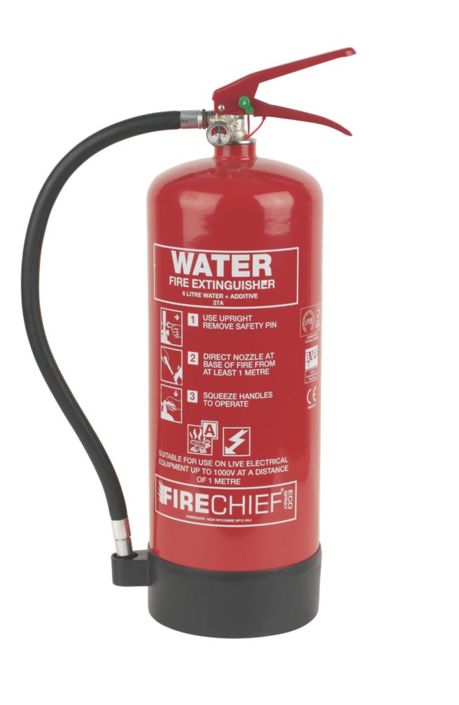 Image of Firechief Water Additive Fire Extinguisher 6Ltr 