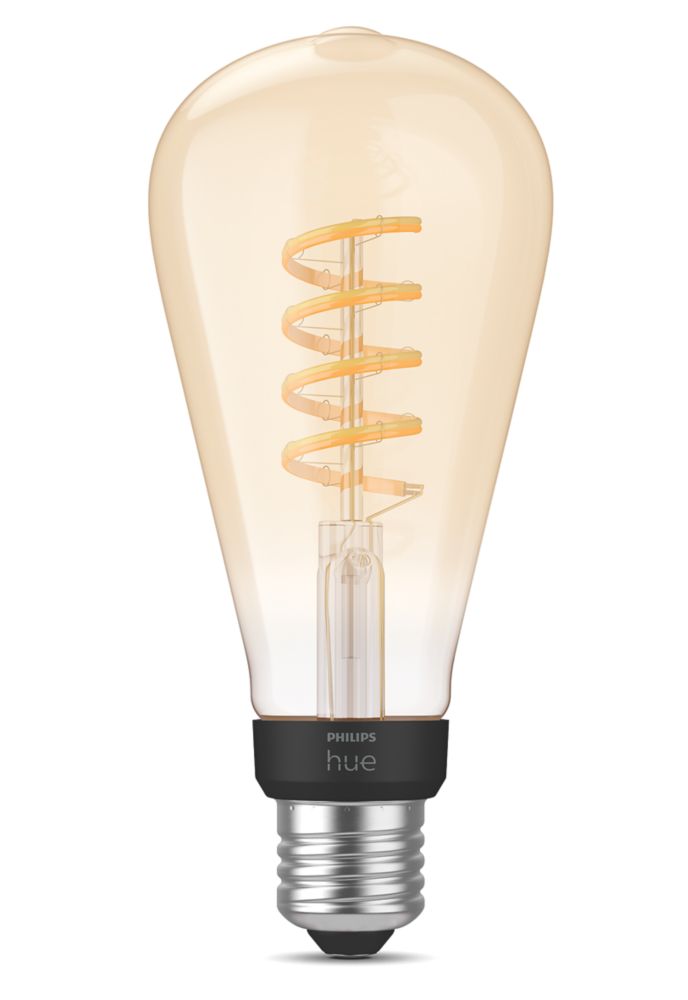 Image of Philips Hue ES ST72 LED Smart Light Bulb 7W 550lm 