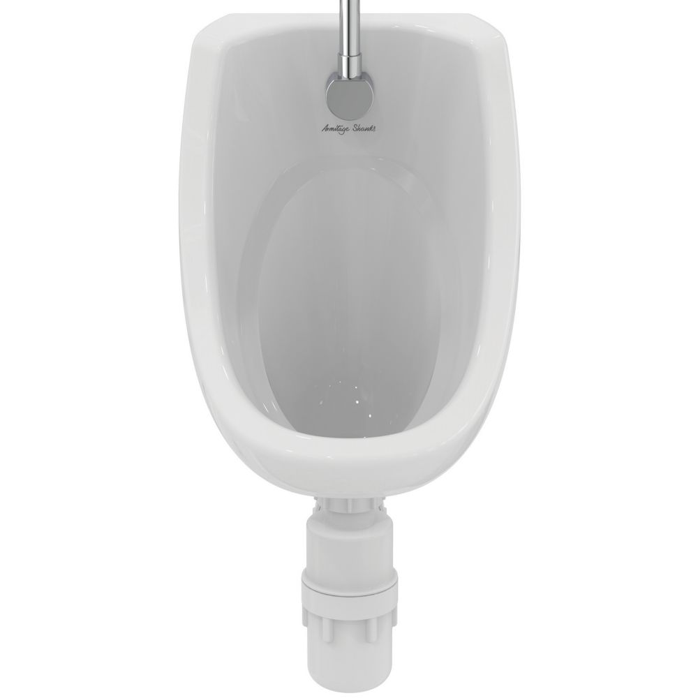 Image of Armitage Shanks Sandringham Wall-Mounted Top Inlet Urinal White 275mm x 350mm x 360mm 