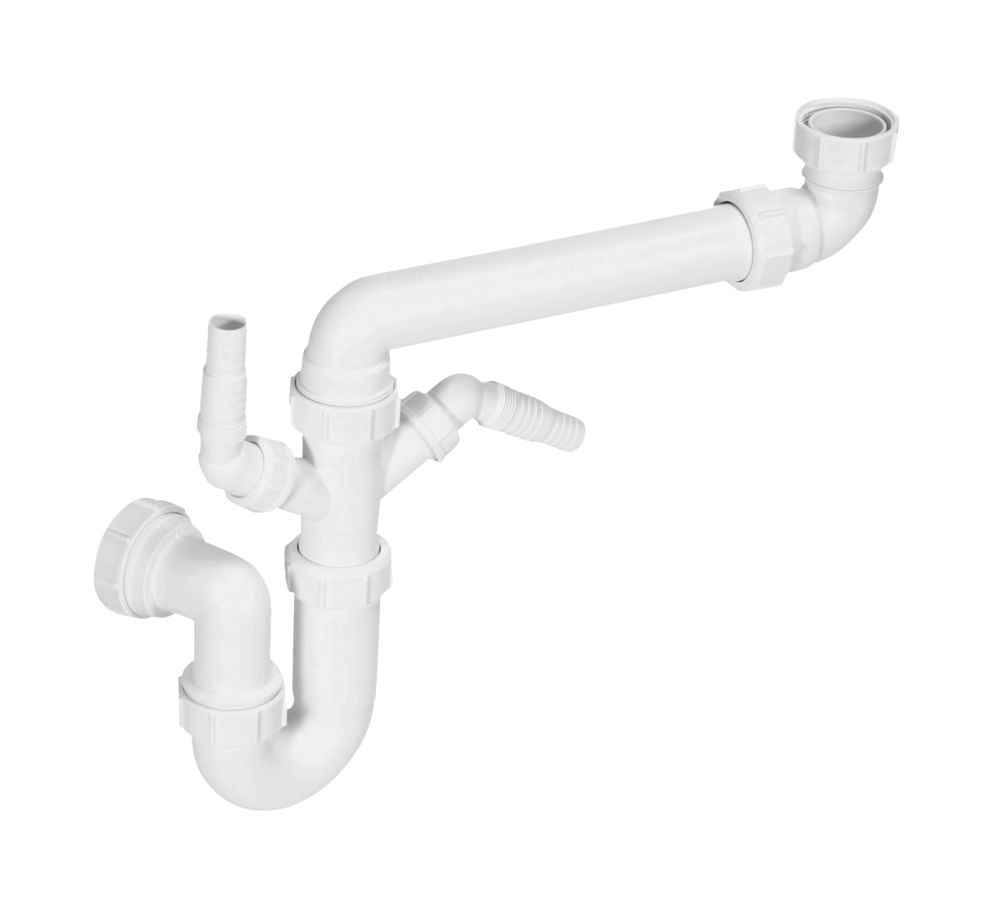 Image of McAlpine SSK1 Sink Trap Kit White 40mm 