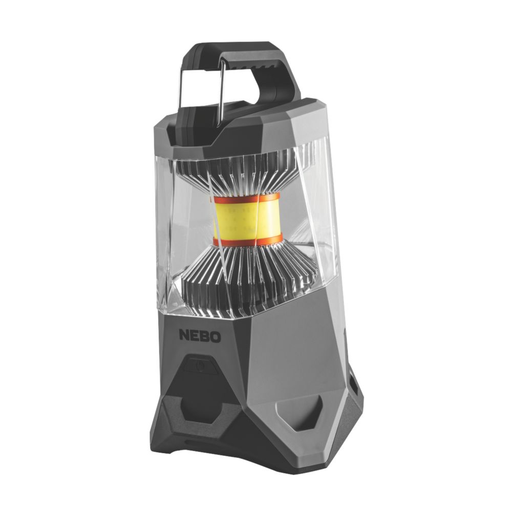 Image of Nebo Galileo 1000 Flex Rechargeable LED Lantern with Power Bank Grey 1000lm 