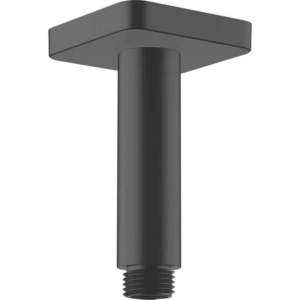 Image of Hansgrohe Vernis Shape Shower Arm Matt Black 100mm x 26mm 