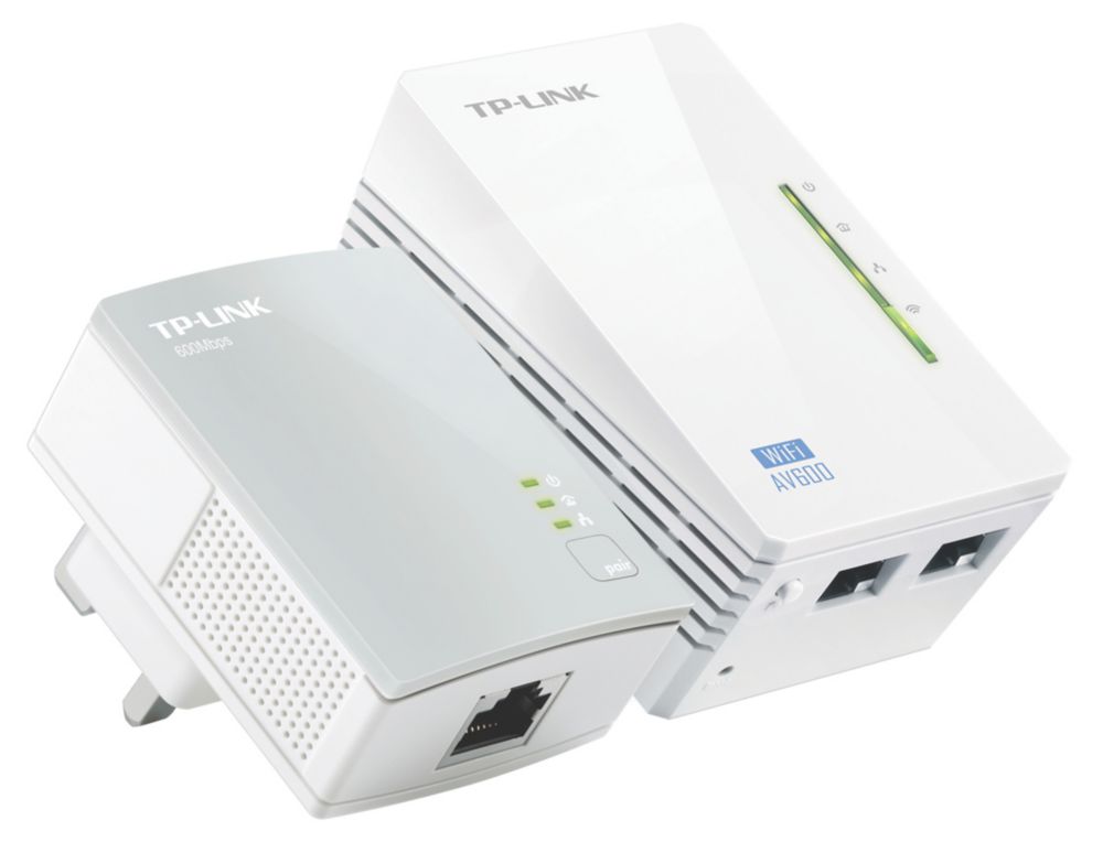 Image of TP-Link TL-WPA4220KIT Single-Band N300 Powerline Kit 2 Pieces 