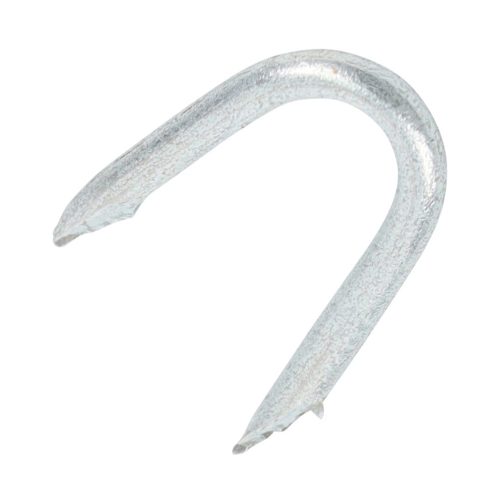 Image of Timco Presser Point Staples Galvanised Silver 2mm x 20mm 1kg Pack 