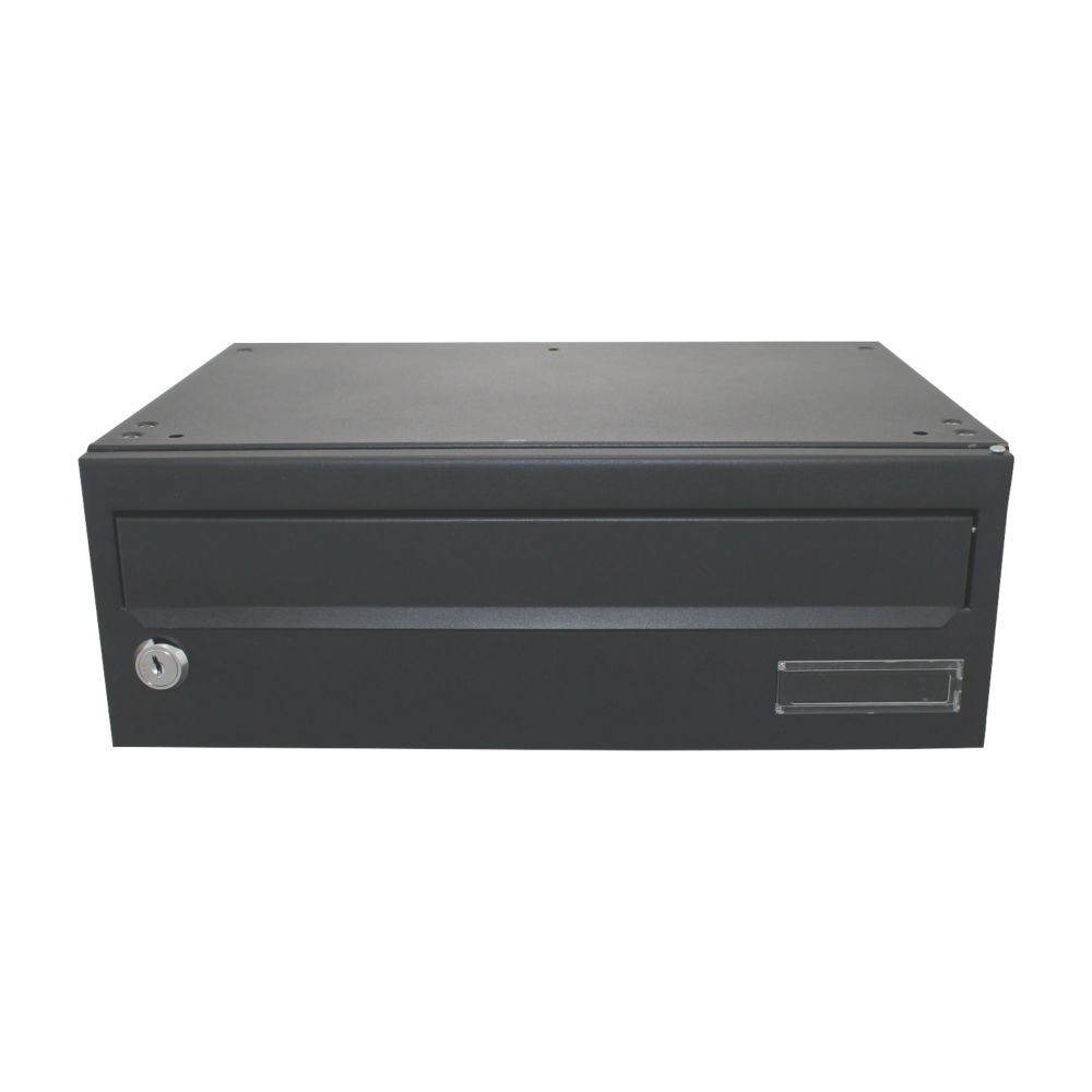 Image of Burg-Wachter Wharfe Post Box Black Powder-Coated 