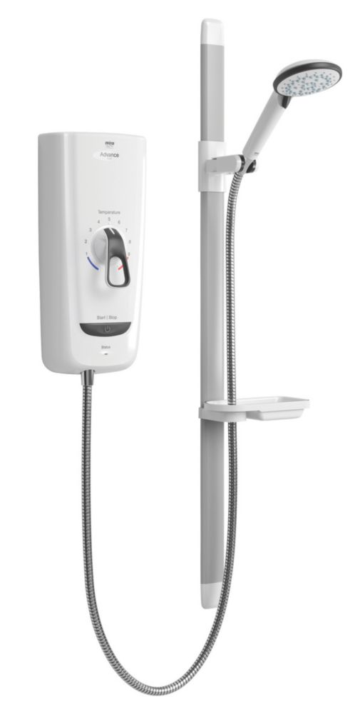 Image of Mira Advance Flex White 9.8kW Thermostatic Electric Shower 