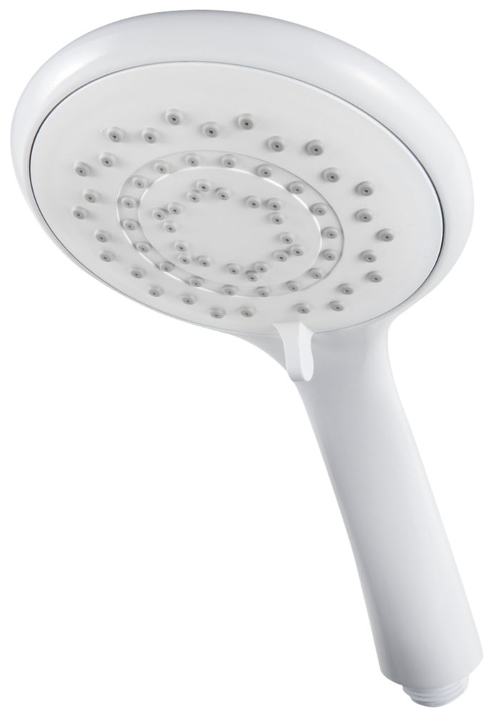 Image of Triton 5 Position Multi-Mode Shower Head Flexible White 90mm x 210mm 