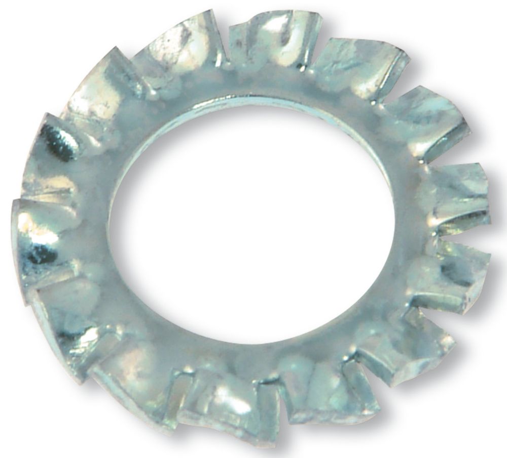 Image of Easyfix Steel Shakeproof Washers M4 x 0.5mm 100 Pack 