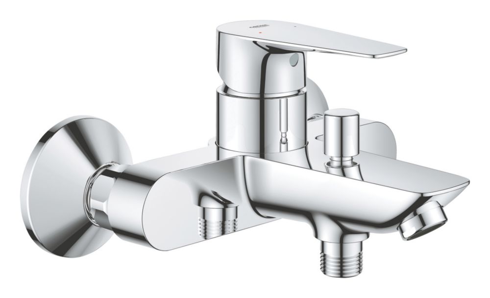 Image of Grohe Start Edge Wall-Mounted Mono Bath Shower Mixer Chrome 