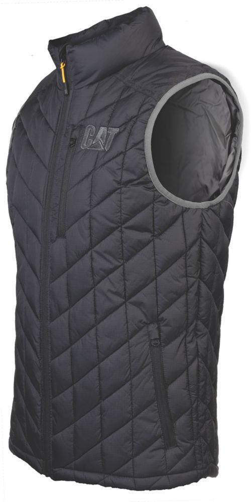 Image of CAT Insulated Body Warmer Black Charcoal X Large 46-48" Chest 