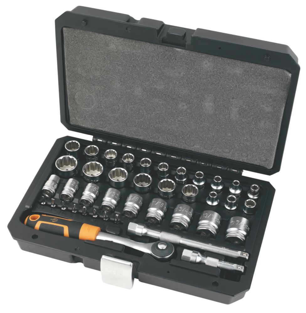 Image of Magnusson 3/8" Drive Socket set 40 Pcs 