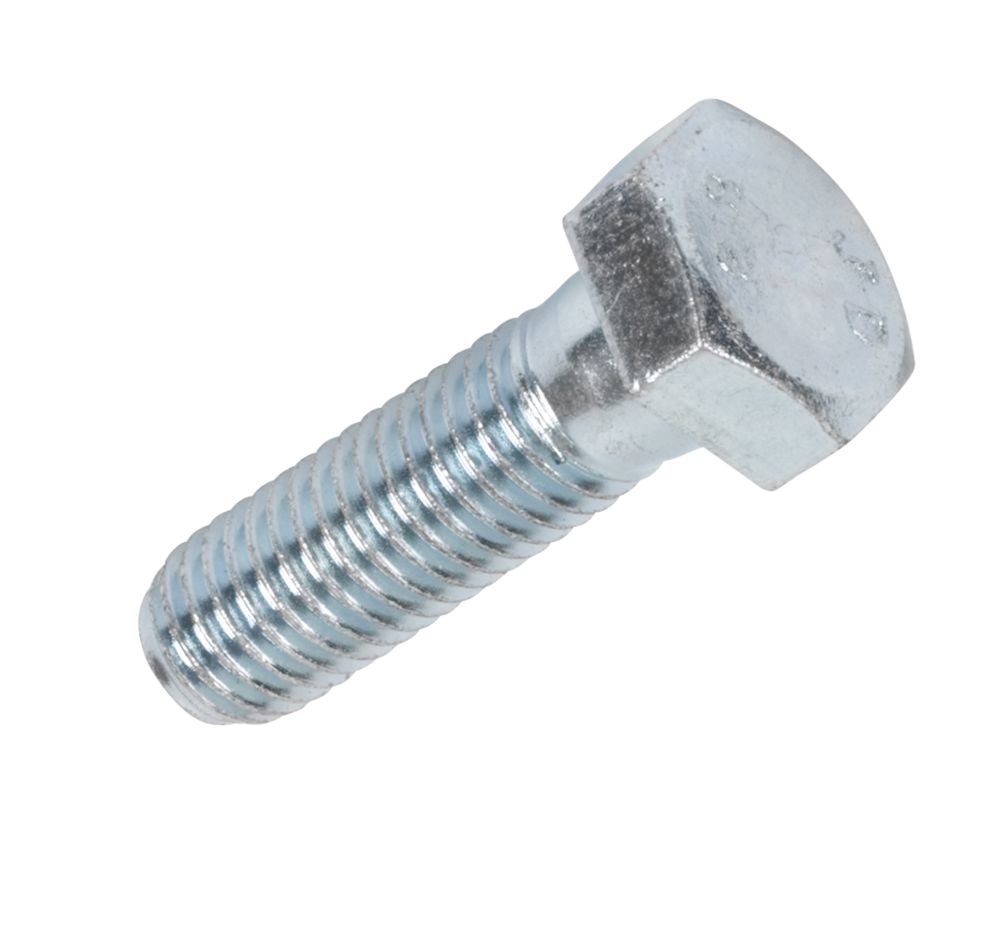 Image of Easyfix Bright Zinc-Plated High Tensile Steel Hex Bolts M12 x 40mm 50 Pack 