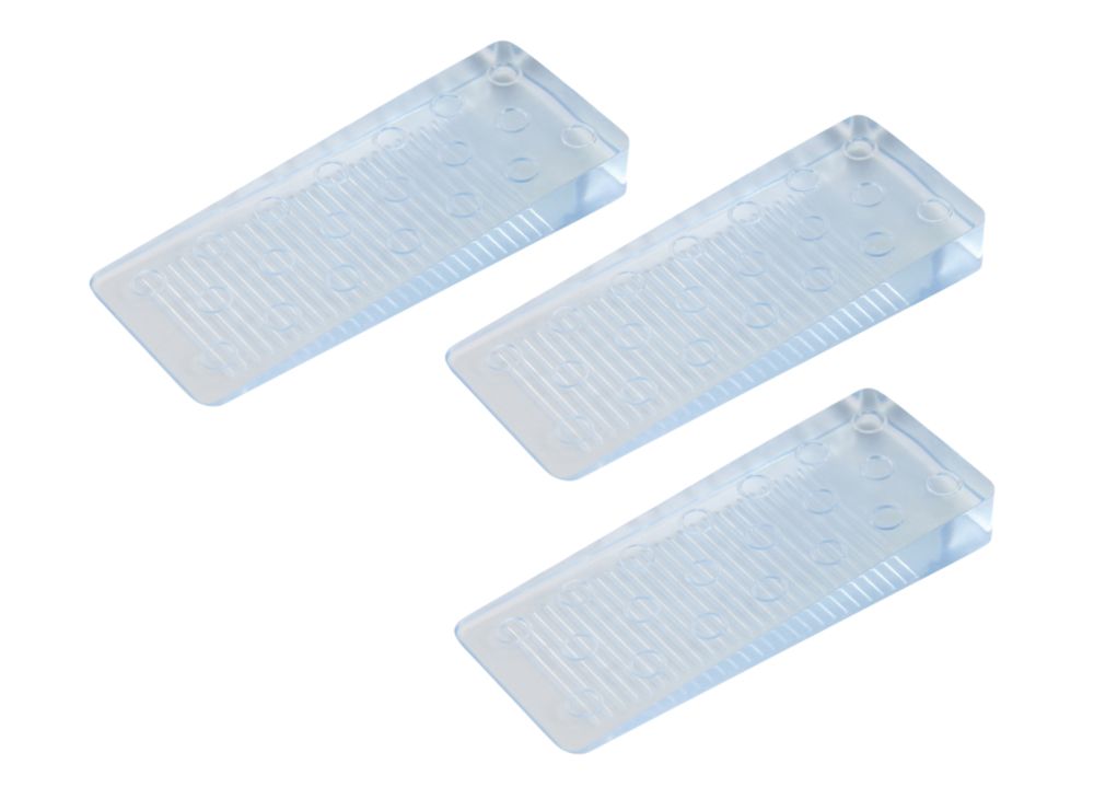 Image of Smith & Locke Door Wedges Clear 3 Pack 
