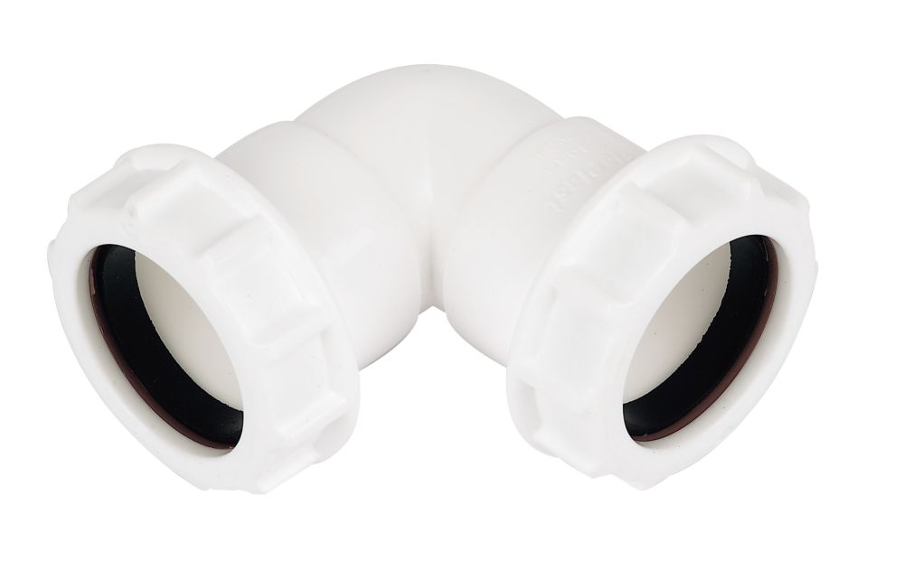 Image of FloPlast WC11 Universal Compression Waste Bend 90Â° 40mm 