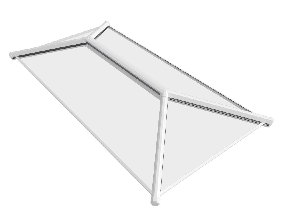 Image of Crystal Clear Lantern Roof White 2500mm x 1500mm 