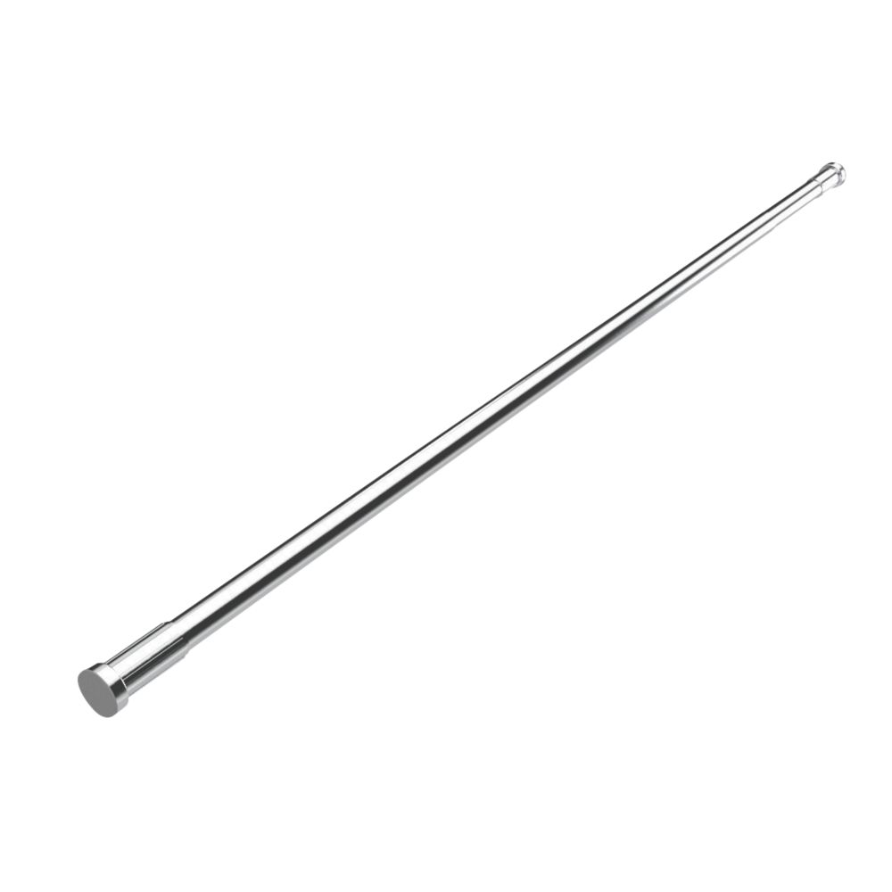 Image of Croydex Tube Shower Rail Aluminium Chrome 1100â2000mm 
