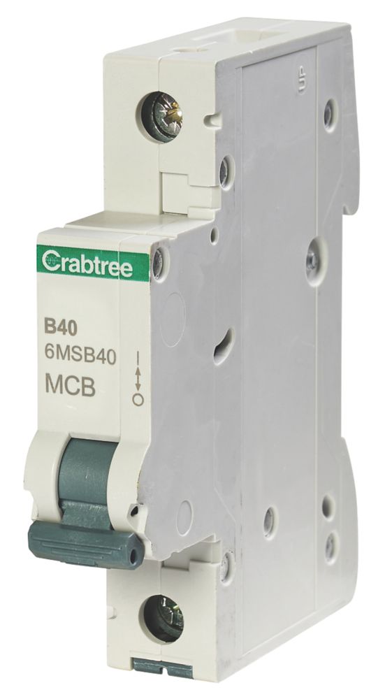 Image of Crabtree Loadstar 40A SP Type B MCB 
