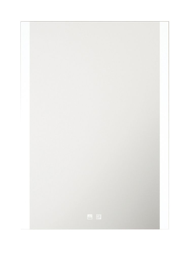 Image of Light Tech Mirrors Wesley 2 Rectangular Illuminated LED Mirror With 2000lm LED Light 500mm x 700mm 