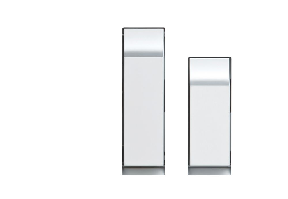 Image of Fluidmaster Schwab Vivo 634675 Dual-Flush Flushing Plate Matt Chrome 