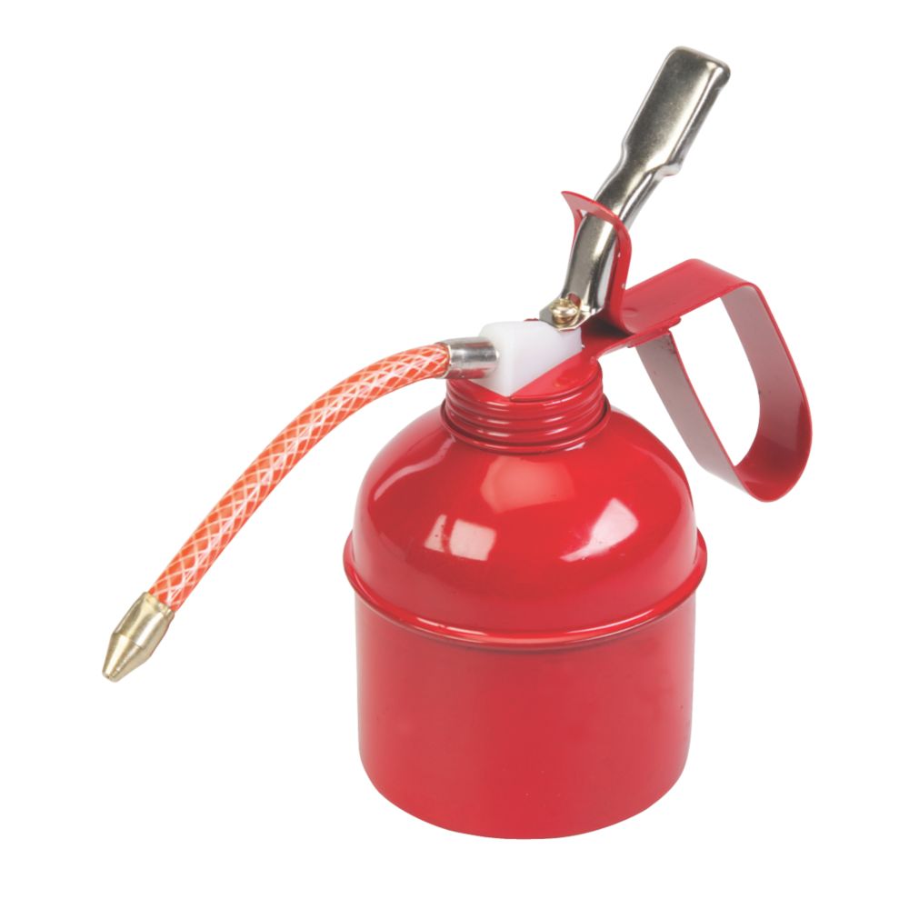 Image of Silverline Steel Oil Can Red 500cc 