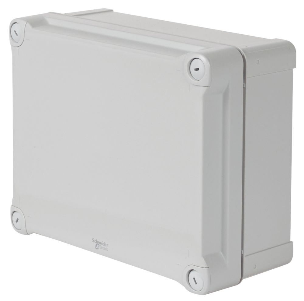 Image of Schneider Electric IP66 Weatherproof Outdoor Enclosure 121mm x 87mm x 192mm 