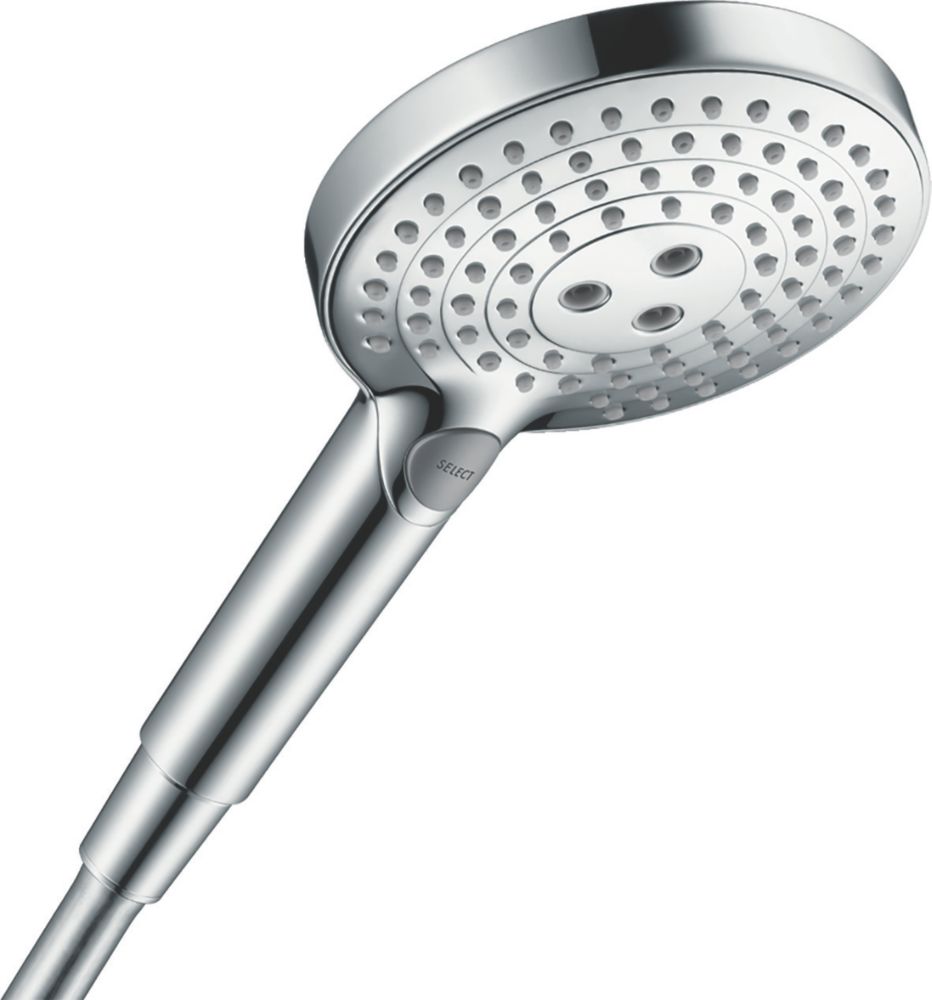 Image of Hansgrohe Raindance Select S EcoSmart Shower Handset Chrome 128mm x 153mm 