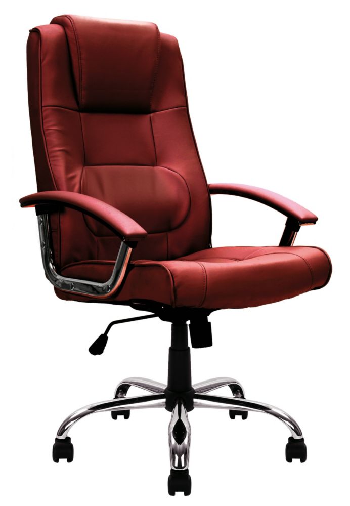 Image of Nautilus Designs Westminster High Back Executive Chair Burgundy 