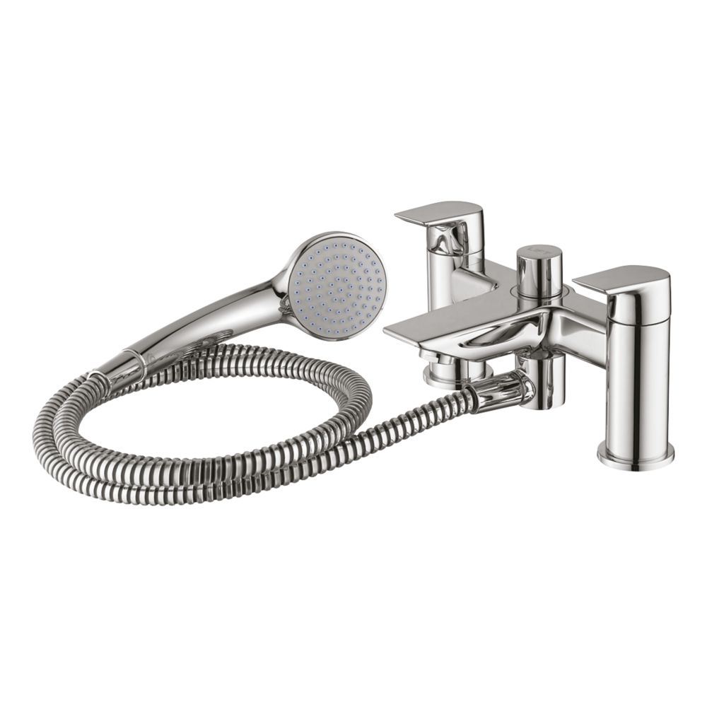 Image of Ideal Standard Tesi Surface-Mounted Bath/Shower Mixer Tap Chrome 