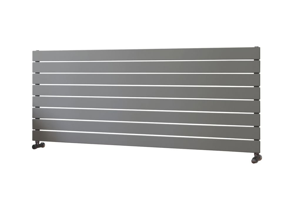 Image of Ximax Oceanus Designer Radiator 595mm x 1500mm Silver 3246BTU 