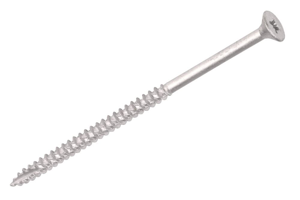 Image of Turbo Outdoor PZ Double-Countersunk Thread-Cutting Multipurpose Screws 5mm x 100mm 100 Pack 